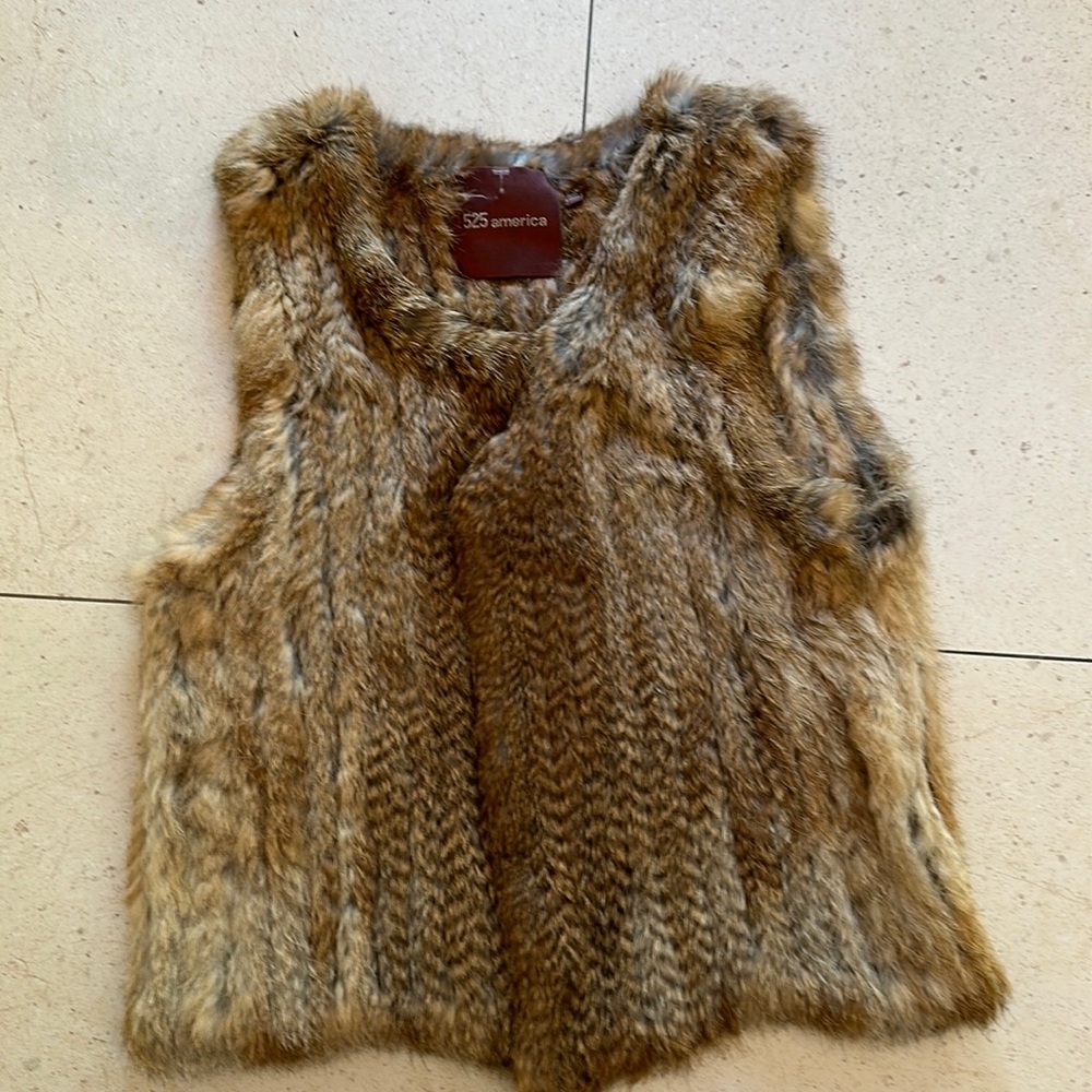 525 America Rabbit Fur Vest